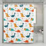 dinousaurs kids colorful shower curtains 0