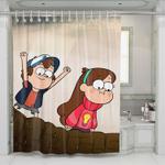 dipper and mabel shower curtains 0