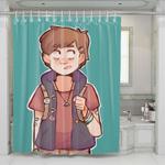 dipper cartoon gravity falls shower curtains 0