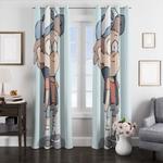 dipper pastel color window curtains 0
