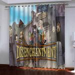 disenchantment curtains pattern blackout window drapes 0