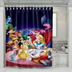 disney alice in wonderland shower curtains 0