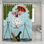 disney halloween haunted mansion shower curtains 0