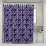 disney haunted mansion logo shower curtains 0