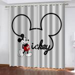 disney mickey mouse curtains blackout window drapes 0