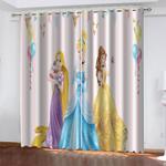 disney princess curtains cosplay blackout window drapes room decoration 0