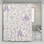 disneyland castle of king and princess shower curtains 0
