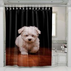 Dog Walking Animal Shower Curtain Set Bathroom Set For Bathroom Decor Best Gift For Friends