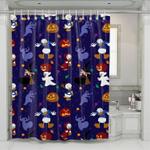 donald duck helloween party shower curtains 0