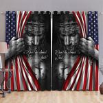 dont be afraid just have faith jesus christian blackout curtains patriot gift home decor blackout window curtains 100 polyester 41 7 107 9 0
