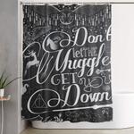 dont let the muggles get you down shower curtain 0