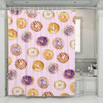 donuts varian art painting food shower curtains 0