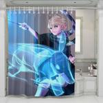 draco malfoy with power shower curtains 0