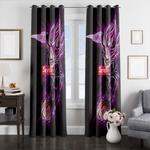 dragon ball and supreme window curtains 0