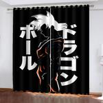 dragon ball curtains cosplay blackout window treatments drapes 0