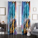 dragon ball goku window curtains 0