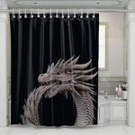 dragon of altered carbon shower curtains 0