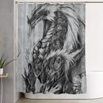 dragon shower curtain 0