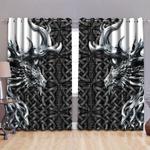 dragon viking blackout curtains dragon home decoration gift for family blackout window curtains 100 polyester 41 7 107 9 0