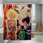 drawing dragon ball z super shower curtains 0