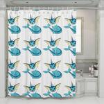 dream world vaporeon shower curtains 0