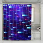 drops nen ball blue and red shower curtains 0