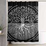druid tree of life shower curtain 0