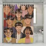 duk seon and friends reply 1988 shower curtains 0