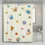 dungeon rescue pokemon series shower curtains 0