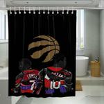 duo player raptors nba shower curtains 0