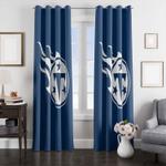 duo tone of tennessee titans window curtain 0