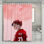 dylan larkin shower curtains 0