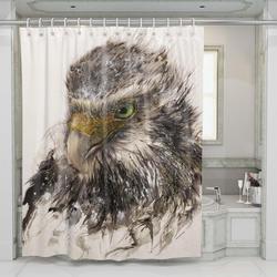 Eagle Painting Shower Curtain Set Bathroom Set For Bathroom Decor Best Gift For Friends