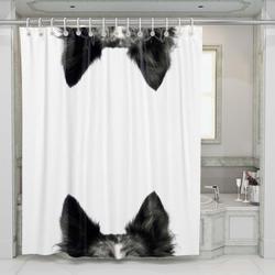 Ear Dog Shower Curtain Set Bathroom Set For Bathroom Decor Best Gift For Friends