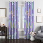 easter bunny headband window curtain 0