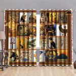egyptian symbol pattern egypt woman bird pyramid egyptian gift blackout window curtains 100 polyester 417 1079 1 0