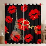 eiffel tower paris blackout curtain love paris curtain paris lovers gift home decor blackout window curtains 100 polyester 41 7 107 9 0