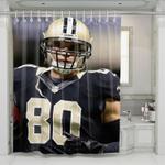 eighty player football nfl shower curtains 0