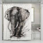 elephant spark shower curtains 0