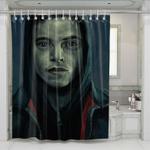 elliot alderson painting shower curtains 0