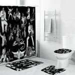 elvis presley classic style bathroom sets shower curtain sets 0