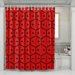 emergency level 5 evangelion shower curtains 0