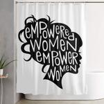 empowered women empower women shower curtain 0