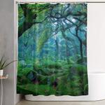 enchanted forest mood shower curtain 0