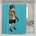 eren with hypebeast stle shower curtains 0