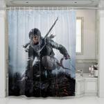 escape from dead place tomb raider shower curtains 0