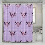 espeon psychic synchronize ability shower curtains 0