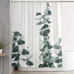 eucalyptus leaves shower curtain 0