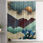 evening calm shower curtain 0
