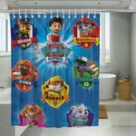 everest and friends from paw patrol shower curtains 0